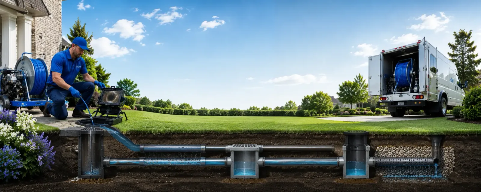 Outdoor drain cleaning information for Anawalt, WV